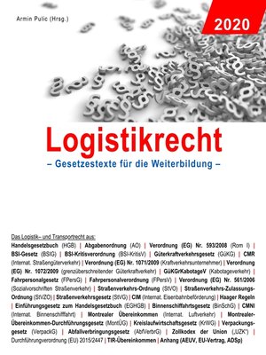 cover image of Logistikrecht 2020